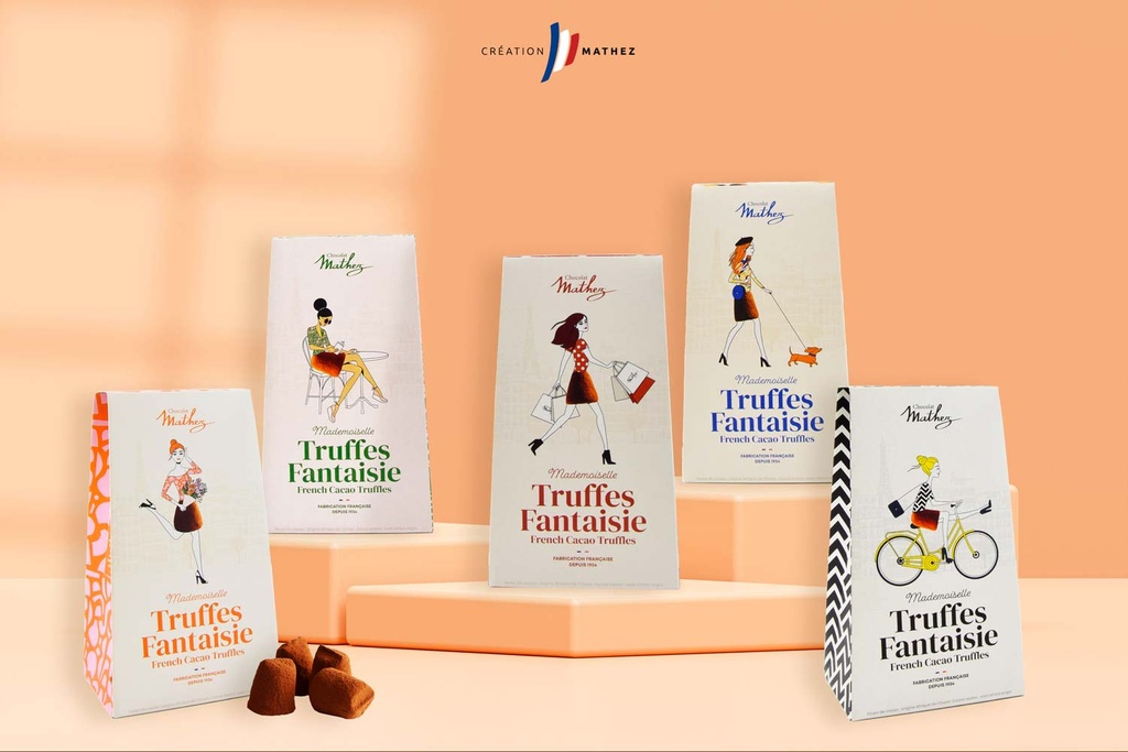 Truffes aux noisettes Bio 100g x6 Mathez