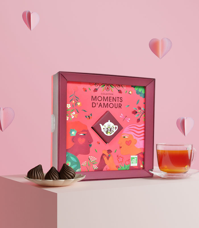 Coffret Moments d’Amour Bio 32 sachets x6 ETS