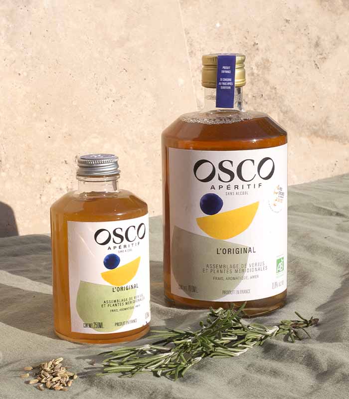 Apéritif Sans Alcool Osco l'Original Bio 25cl x12