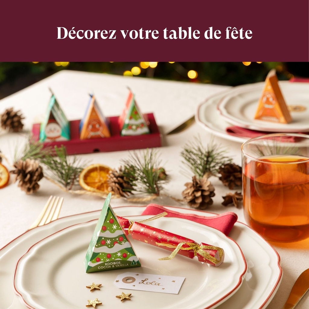 Coffret Personnages de Noël à Décorer Bio 6 sachets x6 ETS