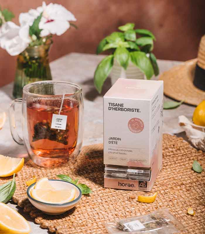 Tisane d'herboriste Bio - Jardin d'Eté 15 sachets x6 Horae