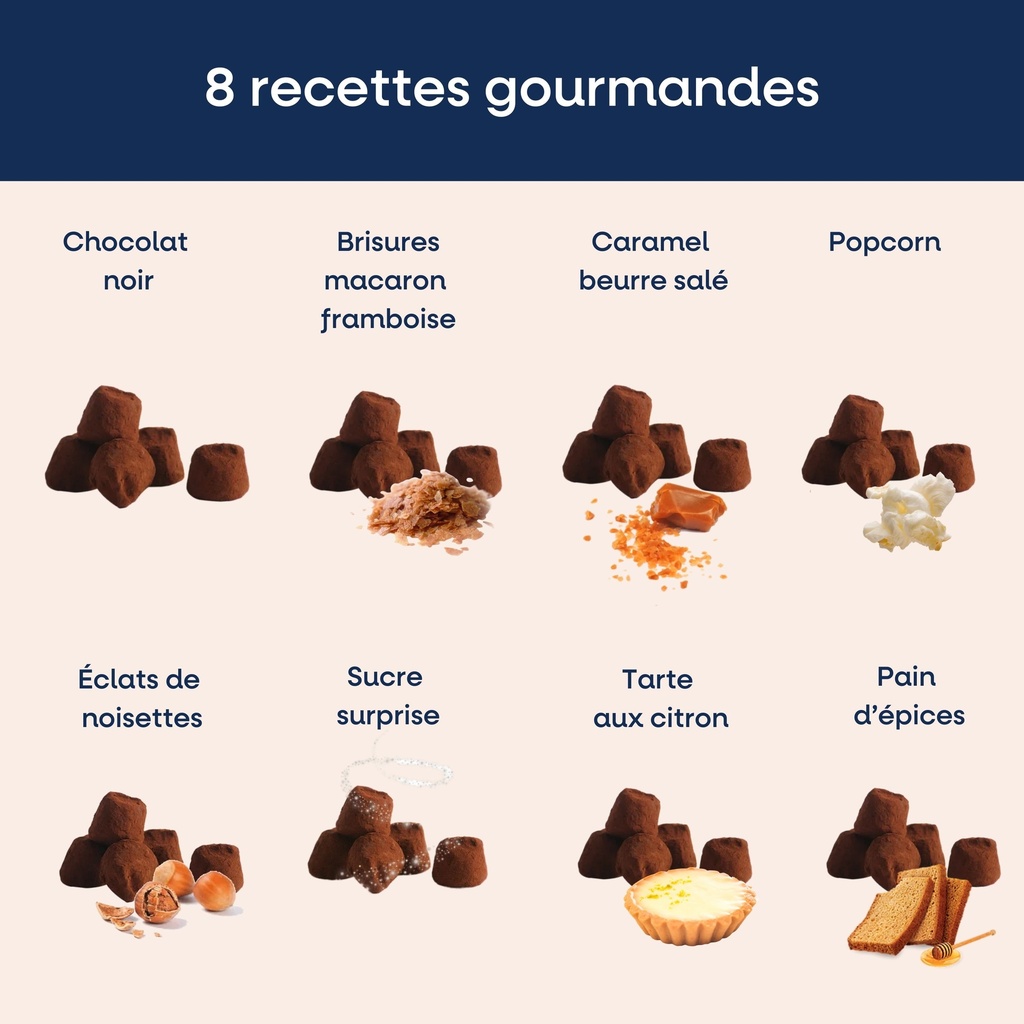 Calendrier de l'Avent Truffes 170g x9 Mathez