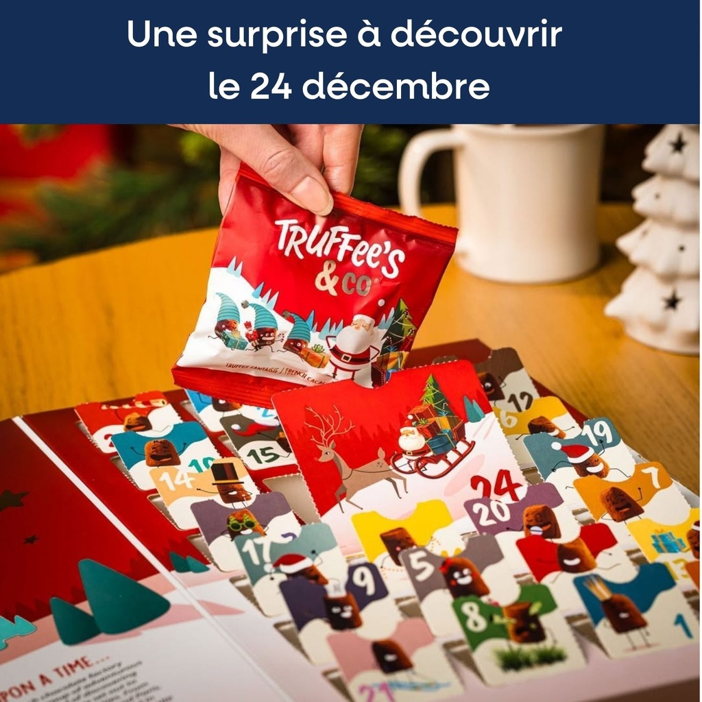 Calendrier de l'Avent Truffes 170g x9 Mathez