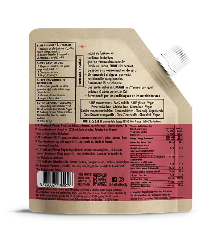 Furikake Piment 45g X12 FURIFURI