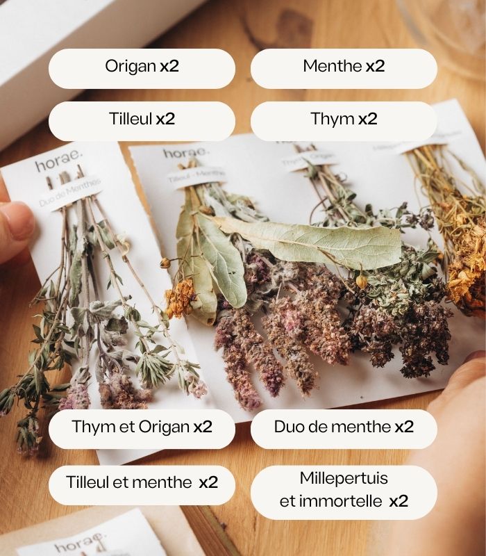 Coffret Le Grand Herbier 16 Bouquets bio x6 Horae