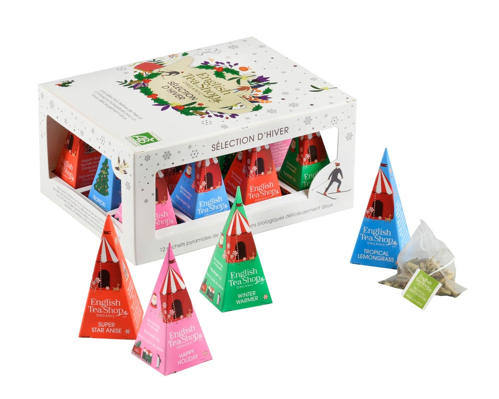 Coffret Prisme Hiver Blanc Bio 12 sachets x6