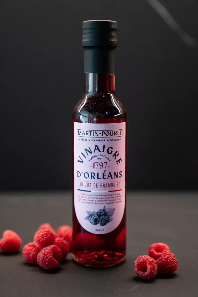 Vinaigre au jus de framboise.webp