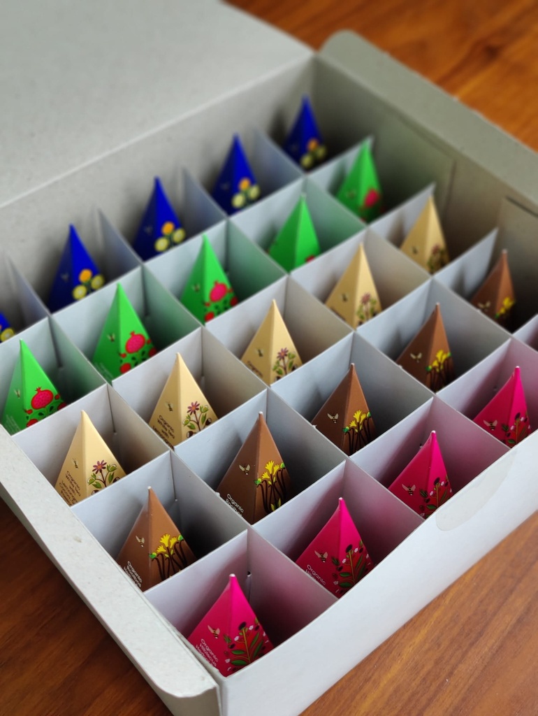Prismes à vendre à l'unité 25 sachets pyramides Bio ETS