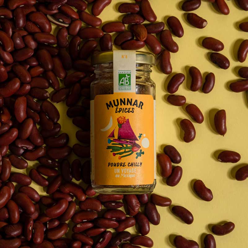 Coffret Caraïbes de 3 épices Bio x6 Munnar