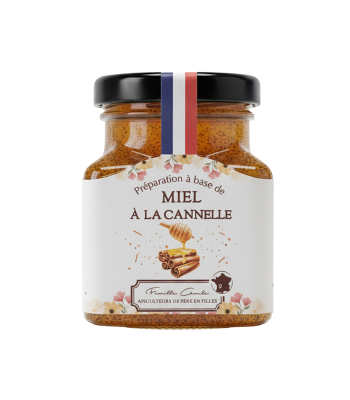 Miel à la Cannelle 125g - x12 Abeilles de Malescot