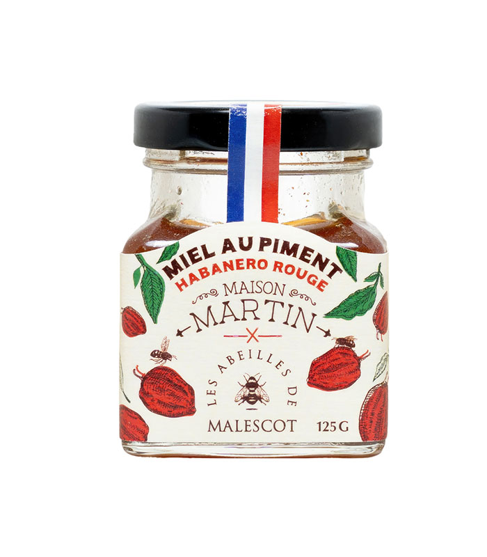 Miel au Piment 125g - x12 Abeilles de Malescot