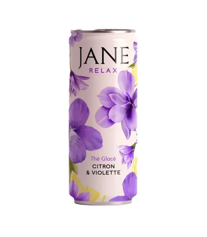 [42296] Thé Glacé Citron Violette - Relax 25cl x24 Jane