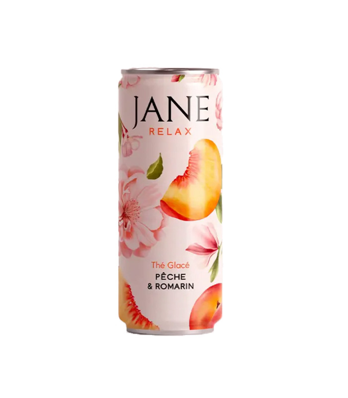 Thé Glacé Pêche Romarin - Relax 25cl x24 Jane