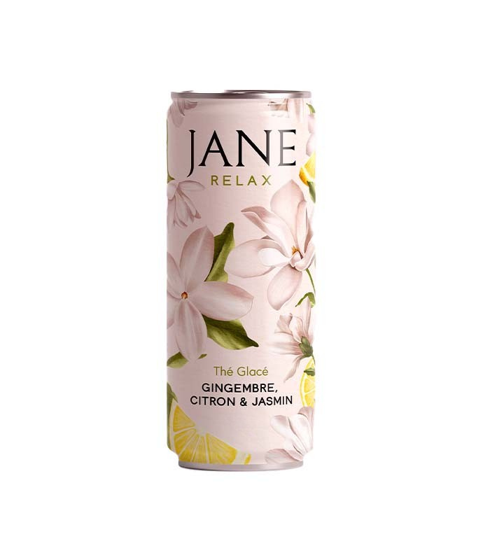 Thé Glacé Gingembre Citron Jasmin - Relax 25cl x24 Jane