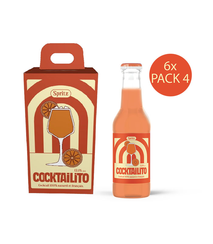 [40519] Pack 4 Spritz 200ml (12,5% Alc.) - x6 Cocktailito