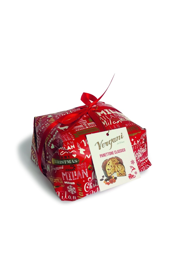 [18799] Panettone traditionnel Merry Christmas 500g - x6 Vergani