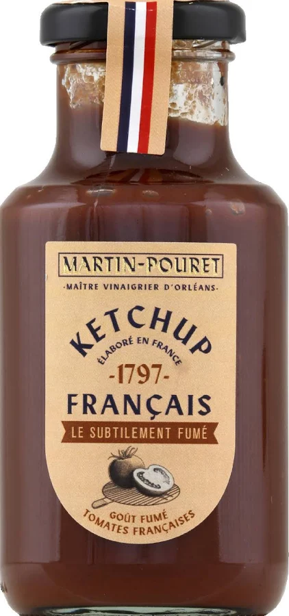 Ketchup français "Le Subtilement fumé"  280g - x6 Martin Pouret