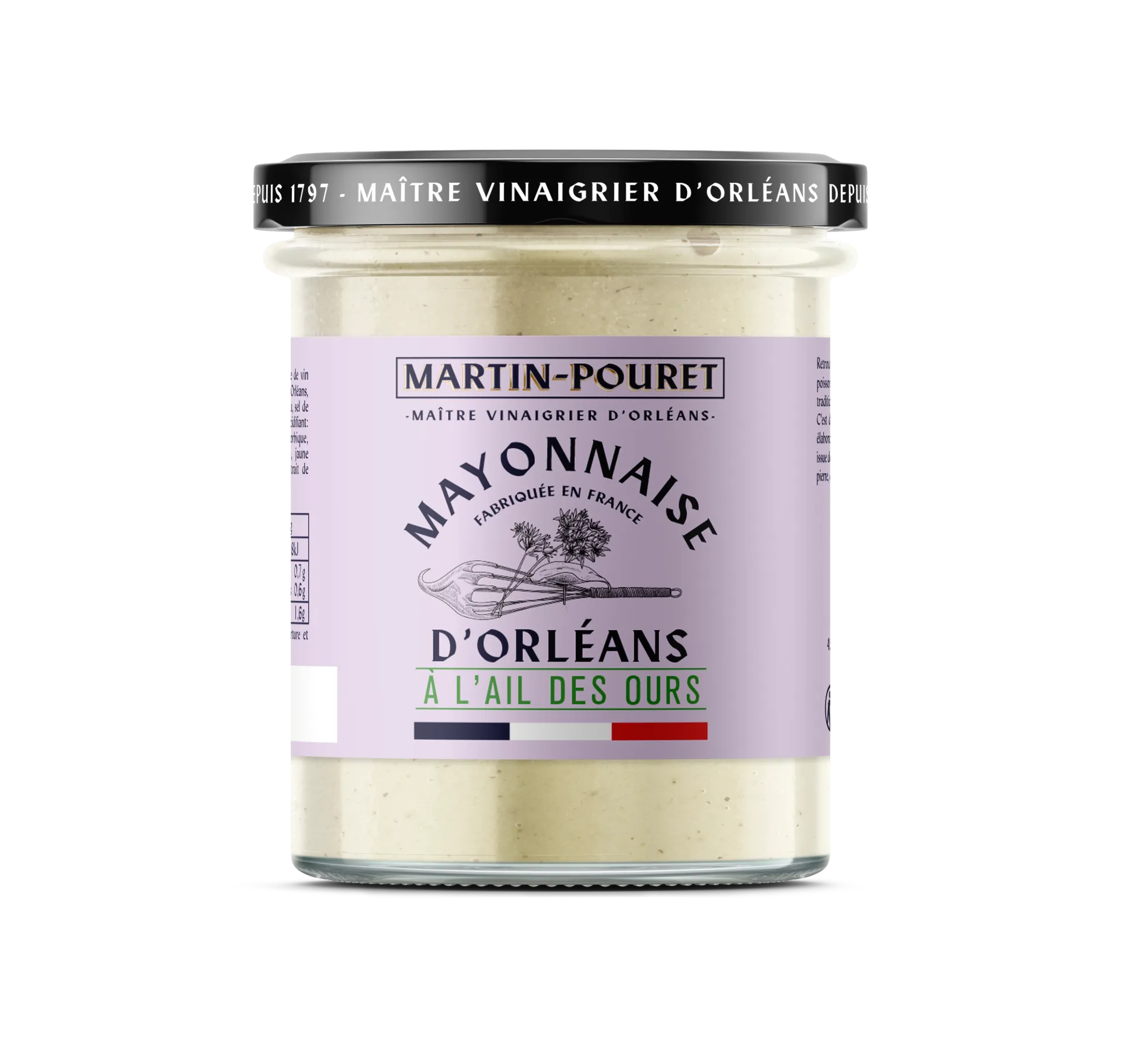 Mayonnaise à l'Ail des Ours 170g - x12 Martin Pouret