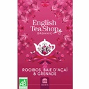 Rooibos, Baies d’Açaï & Grenade Bio 20 sachets x6 ETS