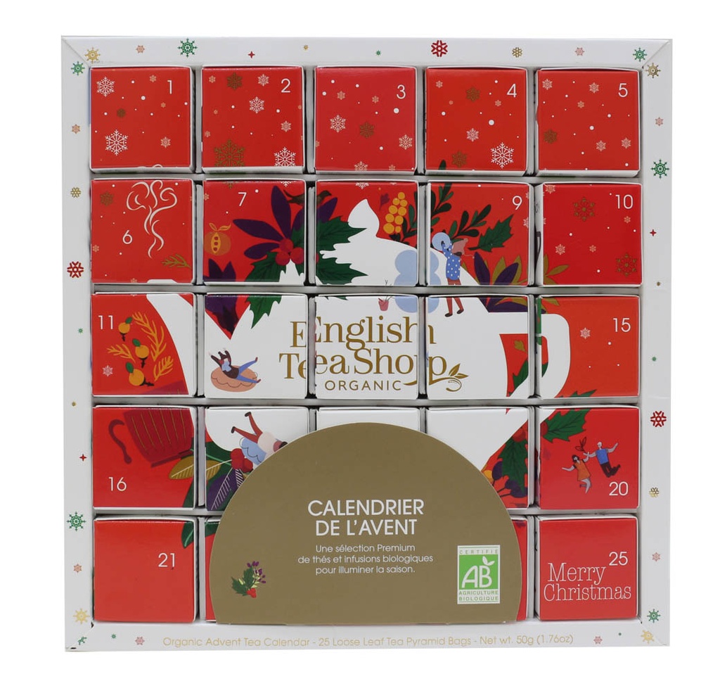 Calendrier Avent Puzzle Bio 25 sachets x6 ETS