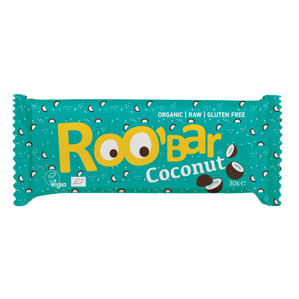 [77918] Barre Energétique Chia & Noix de Coco Bio 30g x20 Roo'bar