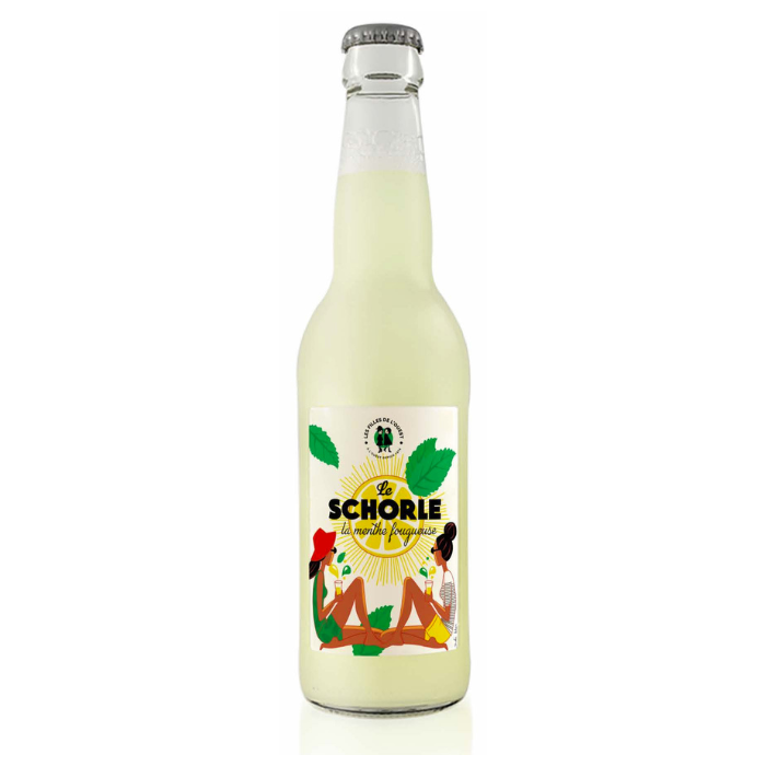 Schorle Menthe Fougueuse Bio 33cl x12 Les Filles de l'Ouest