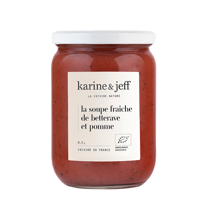 Soupe fraîche Betterave et pomme Bio 0,5L x6 Karine & Jeff