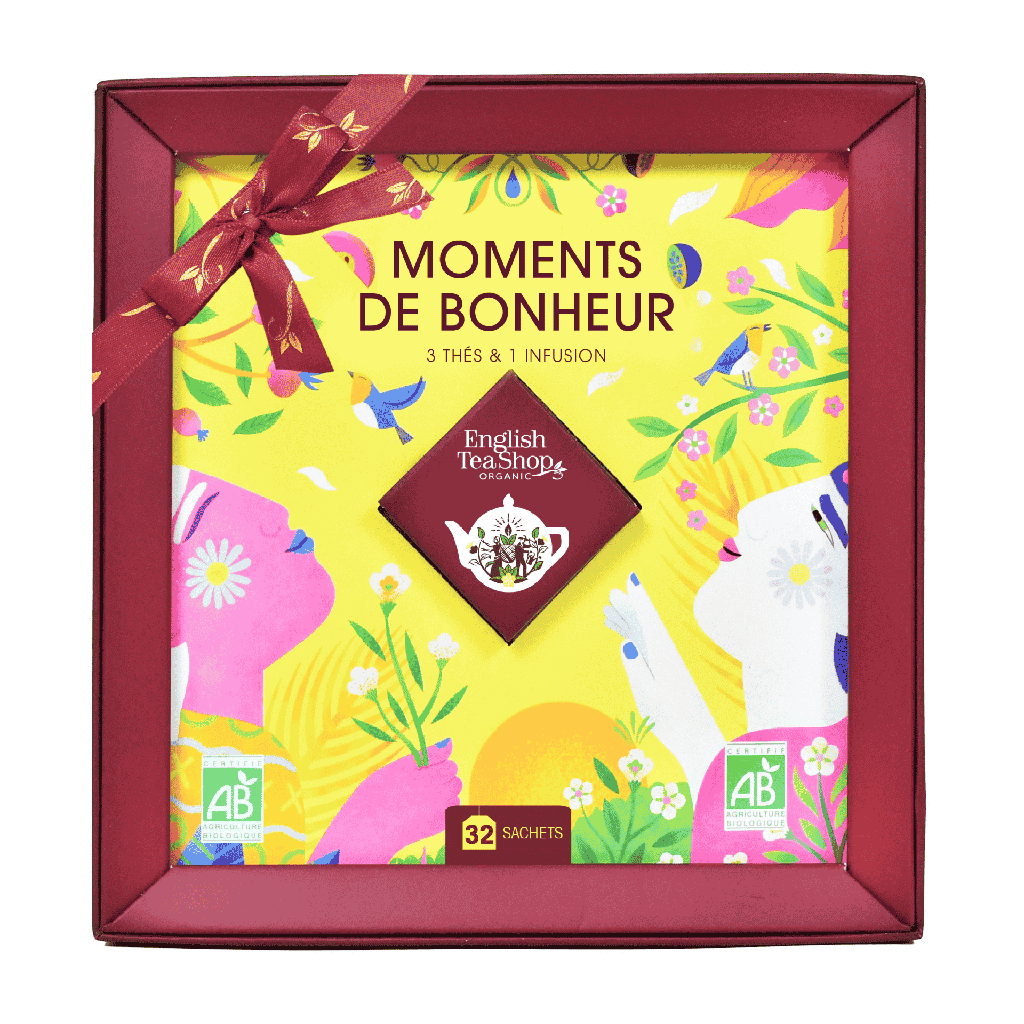 Coffret Moments de Bonheur Bio 32 sachets x6 ETS
