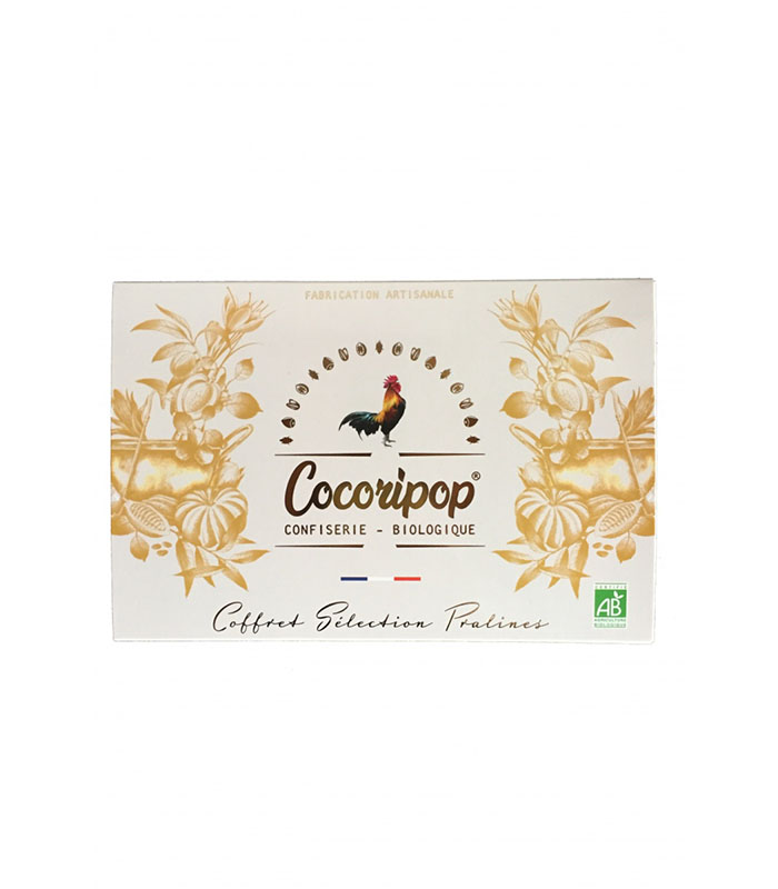 [87183] Coffret sélection pralines Bio x12 Cocoripop