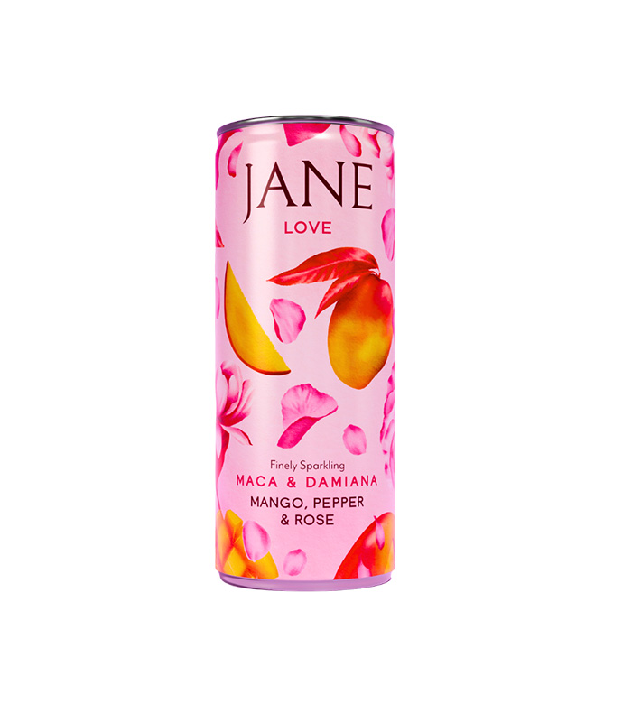 Boissons finement pétillante Mangue, Poivre & Rose - Love 25cl x24 Jane