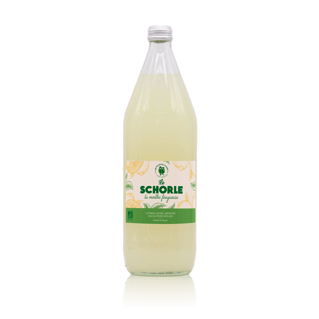 Schorle Menthe Fougueuse Bio 1L x6 Les Filles de l’Ouest