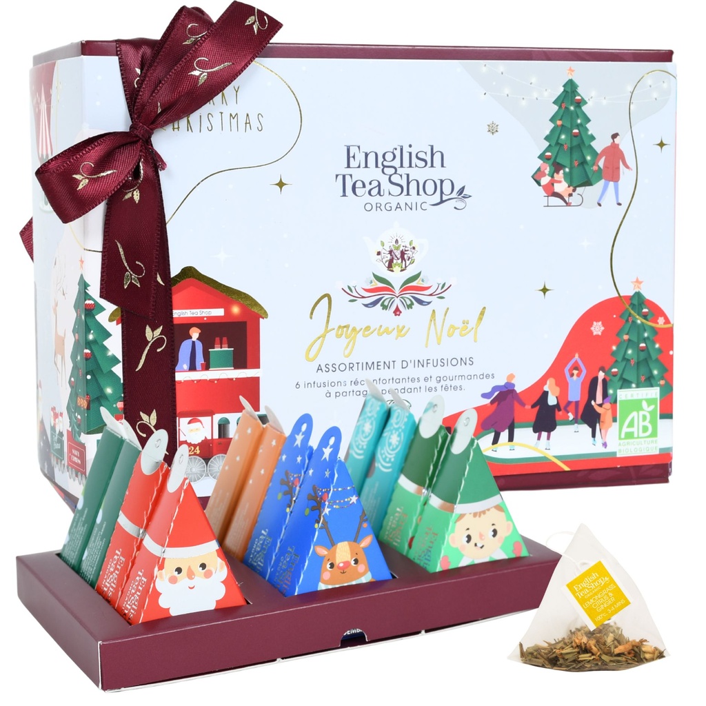 Coffret Prismes Joyeux Noël Bio 12 sachets x6 ETS