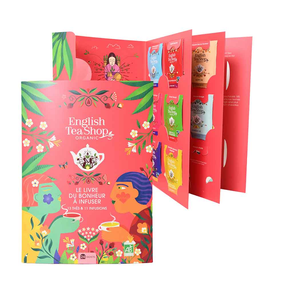 Le livre du bonheur à infuser 24 sachets bio x12 ETS