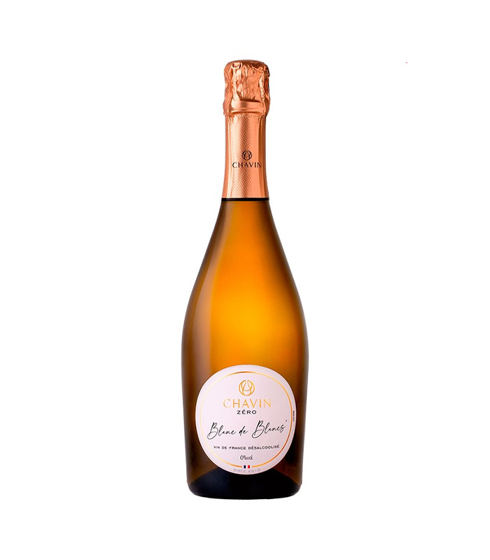 Vin Blanc de Blancs désalcoolisé Chavin Zéro 75cl x6