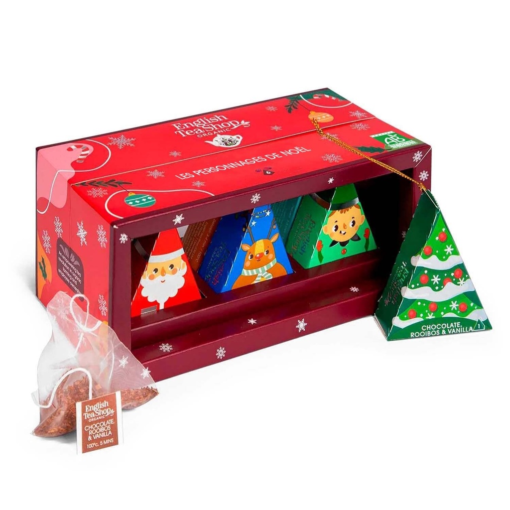 Coffret Personnages de Noël à Décorer Bio 6 sachets x6 ETS