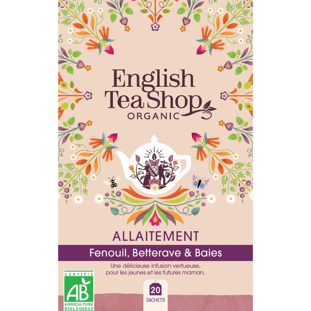 Infusion Allaitement Bio 20 sachets x6 ETS