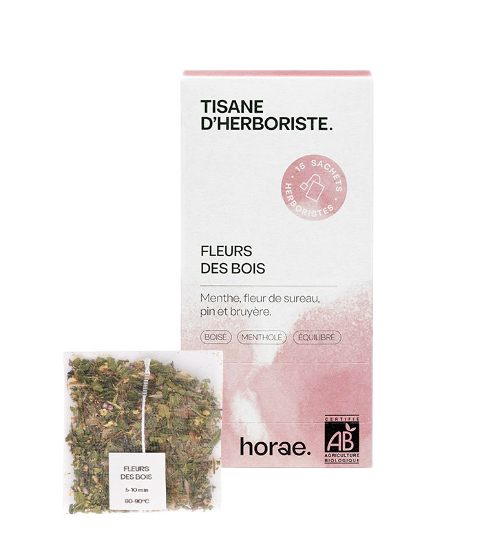 [50646] Tisane d'herboriste Bio - Fleurs des bois 15 sachets x6 Horae