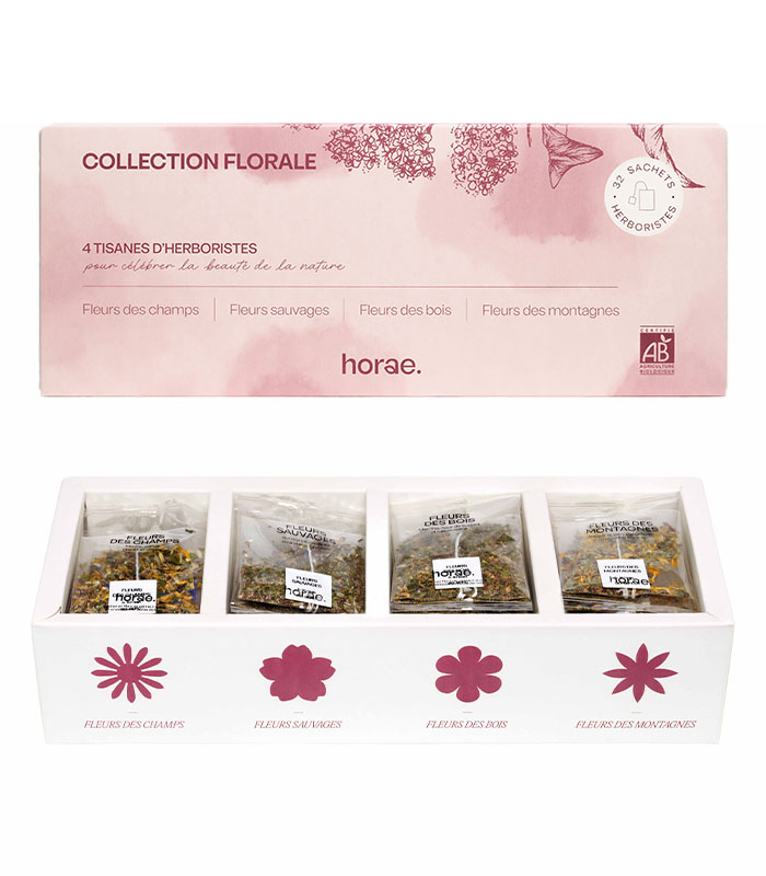 [90585] Coffret 32 sachets d'infusions Bio - Compositions Florales x6 Horae