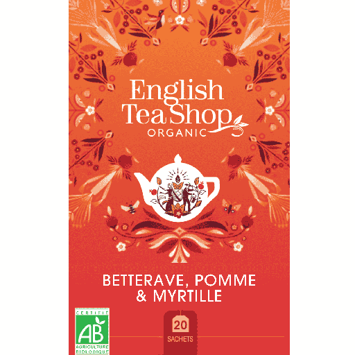 [57819] Betterave, Pomme & Myrtille Bio 20 sachets x6 ETS