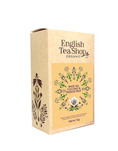 [62608] Thé Blanc Coco & Fruit de la Passion Bio 1kg vrac ETS