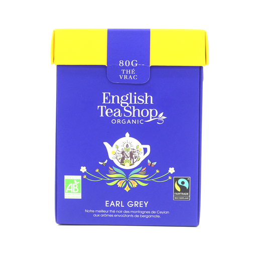 [59813] Thé Earl Grey Bio 80g vrac x6 ETS
