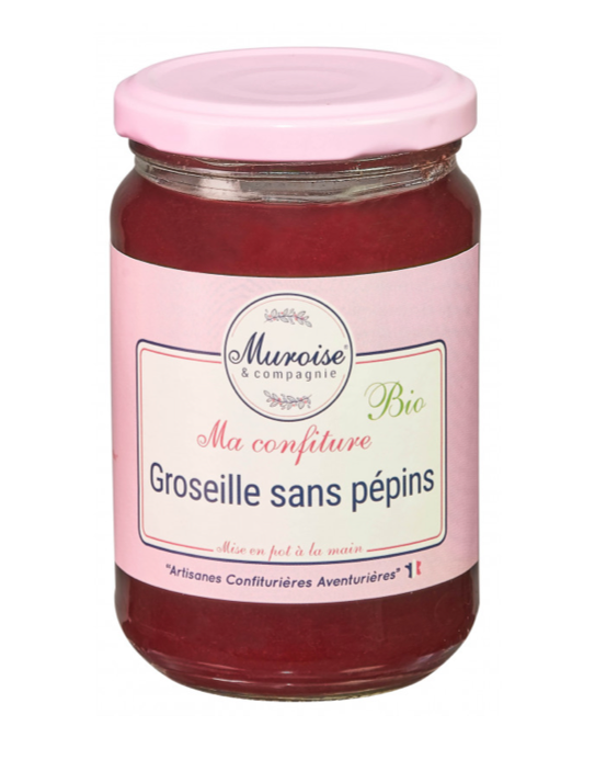 Confiture groseille bio Muroise & Compagnie pour épicerie fine
