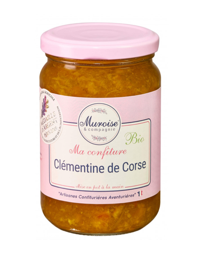 [97478] Confiture Clémentine Corse Bio 350g x6 Muroise & Compagnie