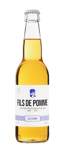 [50019] Cidre Brut Bio 33cl x12 Fils de pomme