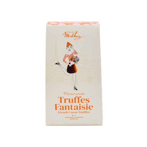 [91537] Truffes aux éclats de caramel Bio 100g x6 Mathez