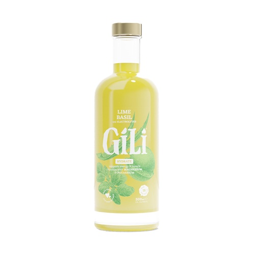 [37750] Citron vert & Basilic Hydrate Elixir Bio 50cl x6 Gili