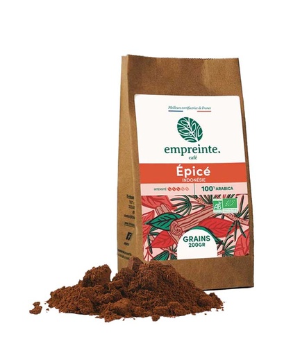 [15432] Café EPICE 200g MOULU Bio x6 Empreinte