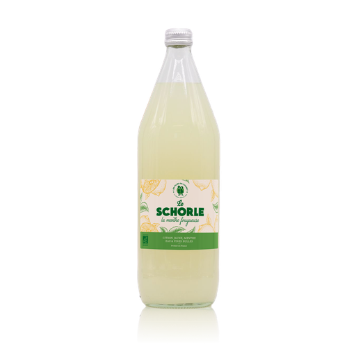 [75380] Schorle Menthe Fougueuse Bio 1L x6 Les Filles de l’Ouest