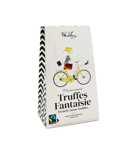 [90081] Etui Paris chic Truffes Nature Fair Trade 100G x6 Mathez