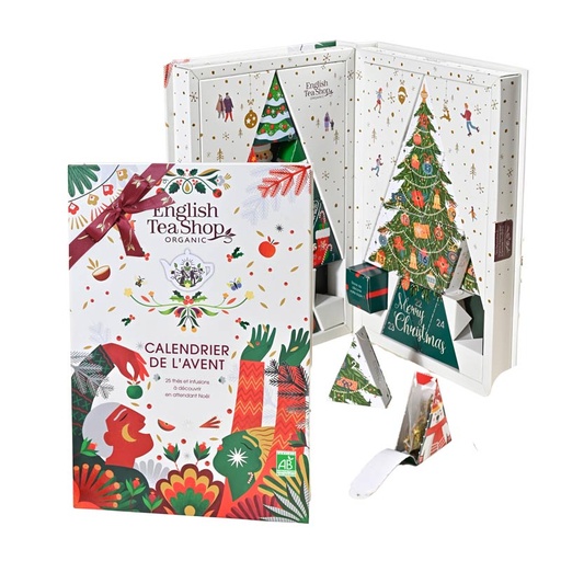 [69447] Calendrier de l'Avent Arbre de Noël Bio 25 sachets x6 ETS